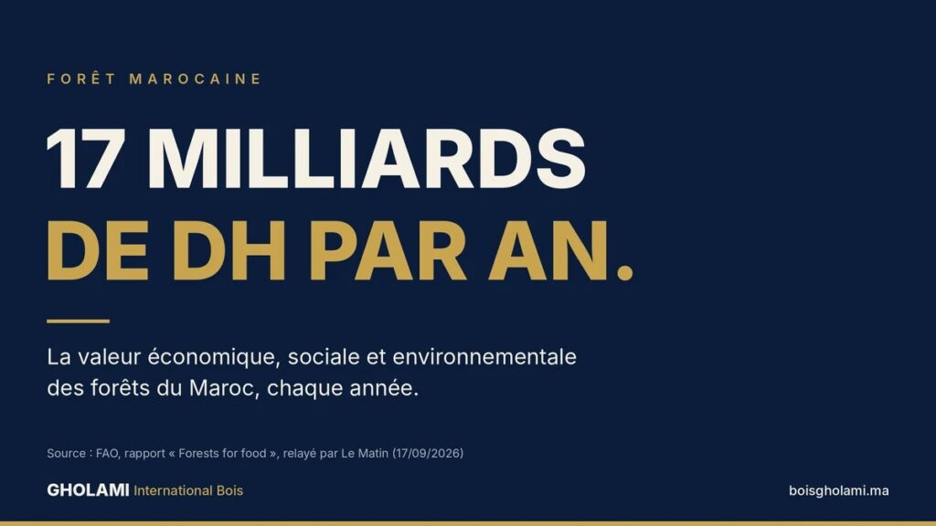 foret marocaine 17 milliards dh